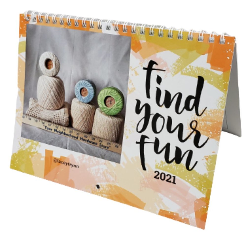 2021 Mini Calendar Yarn Motivation 6.5" x 8.5"